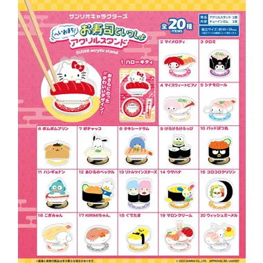 00935 サンリオキャラクターズへいおまち!お寿司といっしょアクリルスタンド