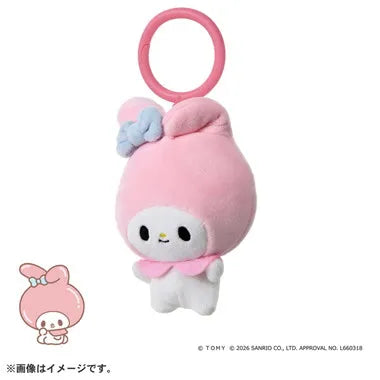 ぷにコミュ ぷにぬいキーチェーン マイメロディ メロディのぷにるんず