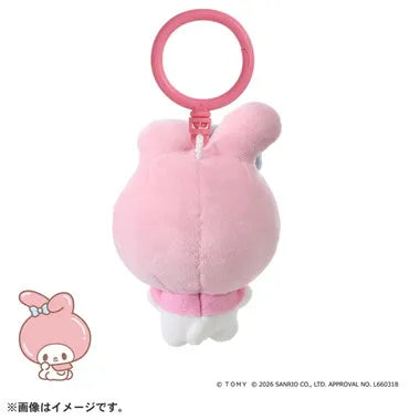 ぷにコミュ ぷにぬいキーチェーン マイメロディ メロディのぷにるんず