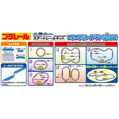 直線・曲線レールではじめよう!スタートレールキット