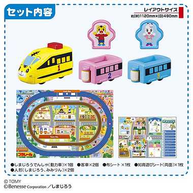 はじめての知育プラレール しまじろう