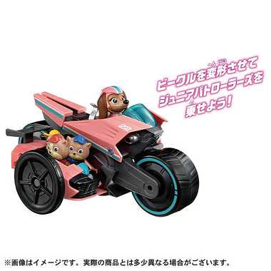 パウ・パトロール ザ・マイティ・ムービー リバティ マイティレスキューバイク&ジュニアパトローラーズ
