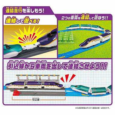 連結!E8系つばさ&トミカアーチ踏切セット
