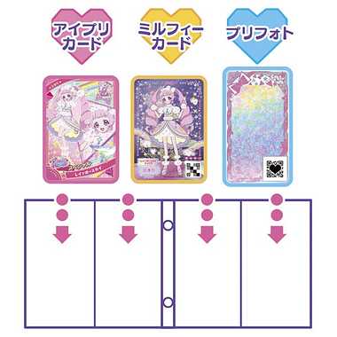 ひみつのアイプリカードアルバム ひまり&みつき ピンク