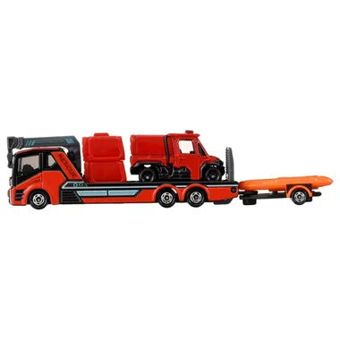 No.132 モリタ 小型オフロード消防車 レッドレディバグ & 搬送車