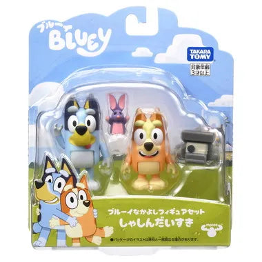 ブルーイ ブルーイなかよしフィギュアセット しゃしんだいすき