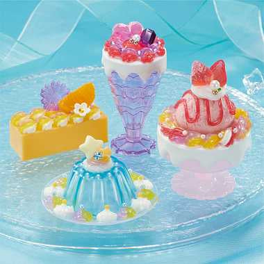 W-142 とうめいクリーム パフェスイーツセット