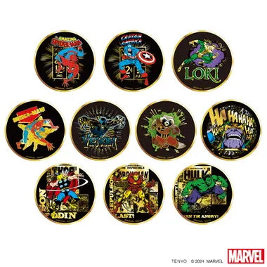 RKB-A02 金バッジ 単品 マーベルキャラクター vol.2