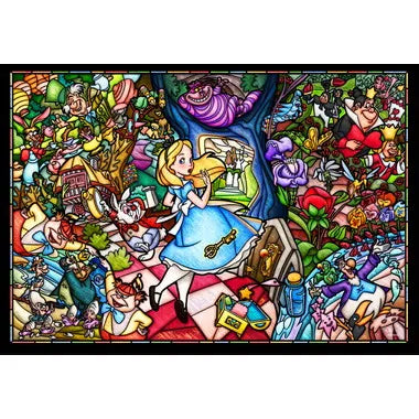 DSG-500-473 ふしぎの国のアリス ストーリー ステンドグラス〈ステンドアート〉
