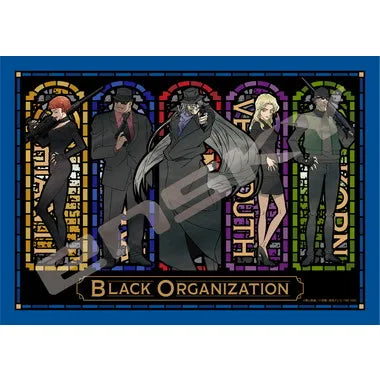 208-AC077 ステンドグラス(ネイビー) 名探偵コナン