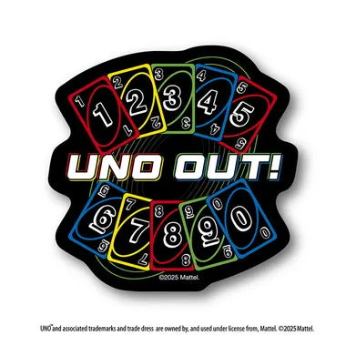ダイカットステッカーミニ UNO OUT! UNO