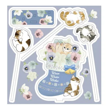 2WAYピックリルスタンド Winter mofusand×日比谷花壇