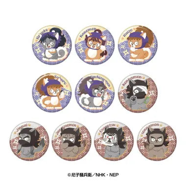 どうぶつフォーゼ グリッターカンバッジコレクション2 忍たま乱太郎