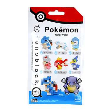 NBMC_16 ナノブロック ミニナノ ポケットモンスター みずタイプ(単品)