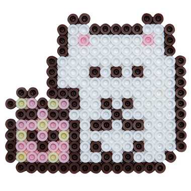 80-53508 パーラービーズ かんたん!キャラビーズセット すみっコぐらし しろくま