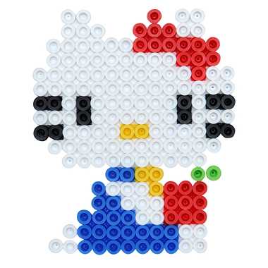 80-53511 パーラービーズ かんたん!キャラビーズセット ハローキティ
