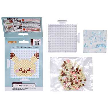 80-53547 パーラービーズ かんたん!キャラビーズセット ポケピース/ピカチュウ