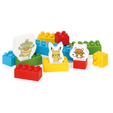 OD-04 おおきなダイヤブロック モンポケ ピカチュウとブロックあそび