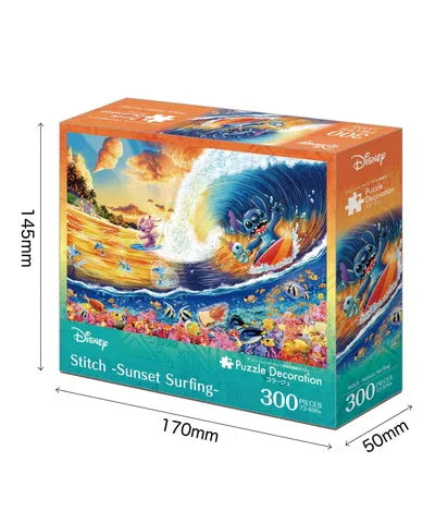 73-406s Stitch -Sunset Surfing- 300ピース (スティッチ -サンセットサーフィン- 300ピース)