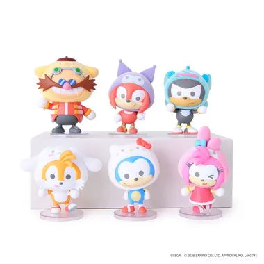 SONIC&FRIENDS×Sanrio charactersふわふわフィギュア Enjoy