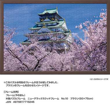 10-1482 花盛りの大阪城天守閣(大阪)