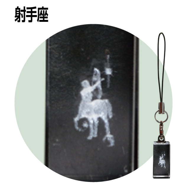 12星座3Dクリスタルストラップ