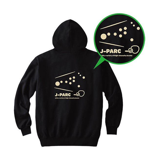 J-PARCパーカーブラック (S)