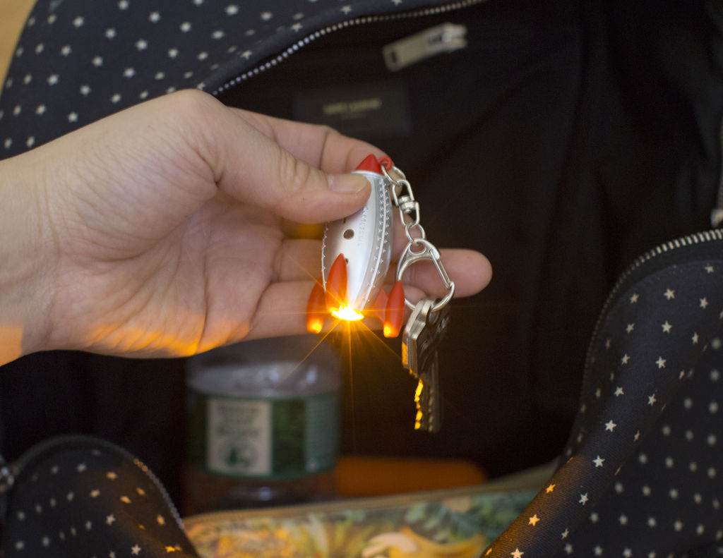 ロケット キーチェーン(LEDライト付)