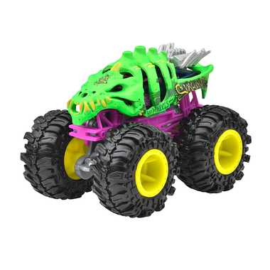 JGR07  ホットウィール モンスタートラック 1:64 スケルサウルス