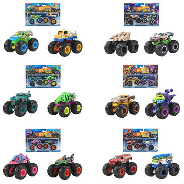 FYJ64-987C HWモンスタートラック　１：６４　２パック　アソート