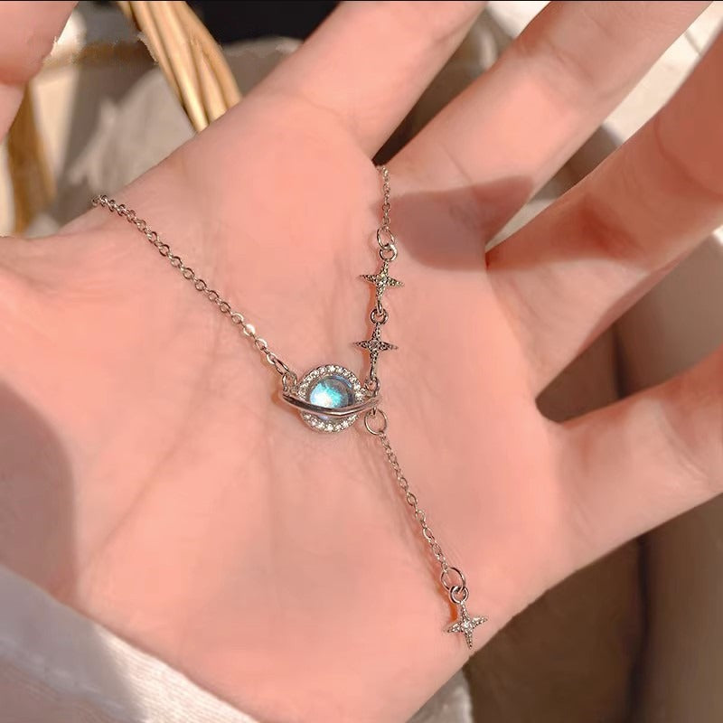 星のネックレス    宇宙の惑星ネックレス  銀河ネックレス  宇宙関連アクセサリー