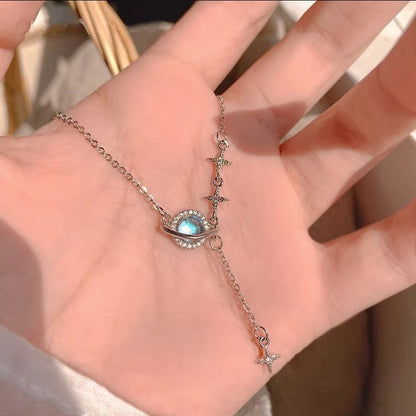 星のネックレス    宇宙の惑星ネックレス  銀河ネックレス  宇宙関連アクセサリー