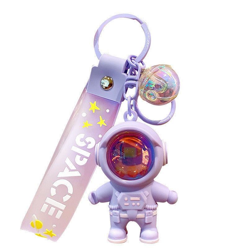 4色  立体  宇宙飛行士のキーホルダー   宇宙関連雑貨  発光  ライト付きキーチェーン