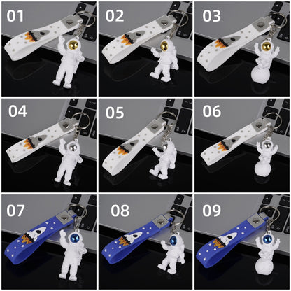 9色 宇宙飛行士キーホルダー　月面着陸 宇宙キーホルダー　宇宙雑貨 キーチェーン　バッグチャーム