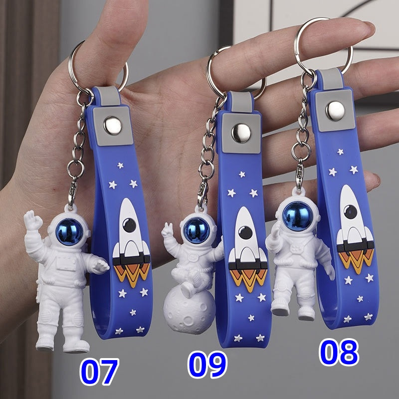 9色 宇宙飛行士キーホルダー　月面着陸 宇宙キーホルダー　宇宙雑貨 キーチェーン　バッグチャーム