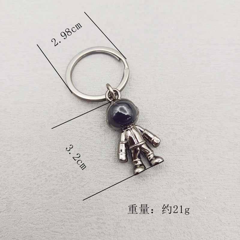 3色 金属 宇宙飛行士キーホルダー 宇宙 コズミックキーホルダー　宇宙雑貨 バッグチャーム