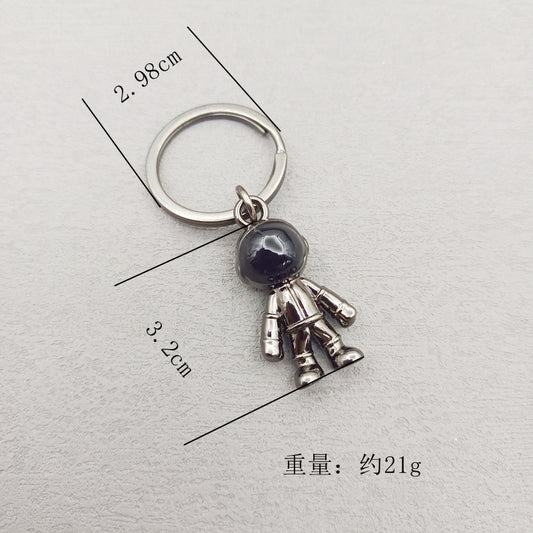 3色 金属 宇宙飛行士キーホルダー 宇宙 コズミックキーホルダー　宇宙雑貨 バッグチャーム