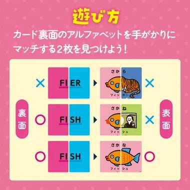 7421 英語で合体！へんてこアニマルカードゲーム