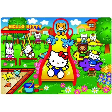 MB-40-053 チャイルドパズル　ハローキティのこうえんだいすき