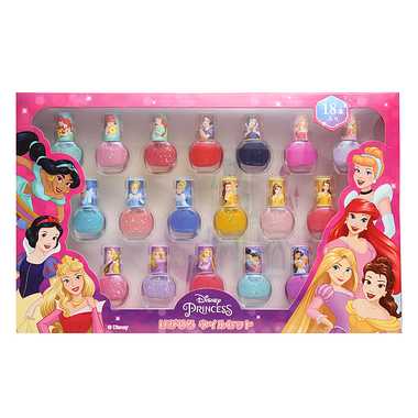 210629 ディズニープリンセス　はがせるネイル18本セット