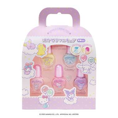 230728 サンリオキャラクターズ　はがせるマニキュア5本セット