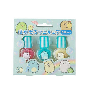 900002 すみっコぐらしはがせるマニュキュア3本セット