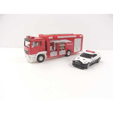 JDC5023-RW 消防車・ニッサンGT-Rパトカー