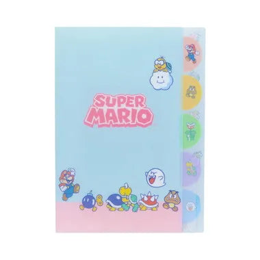 ダイカットクリアファイル５Ｐスーパーマリオ敵