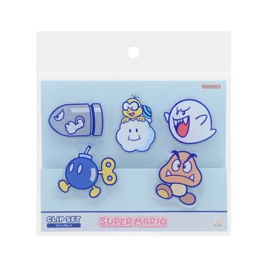 アクリルクリップ５個セットスーパーマリオ敵