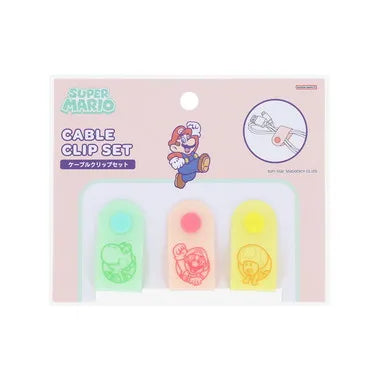 ケーブルクリップセットスーパーマリオ味方