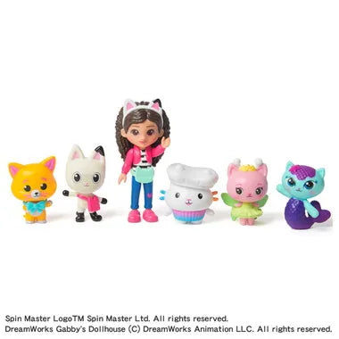 ギャビーのドールハウス　ザ・ムービー　ニャンベンチャー・クルー・フィギュアセット