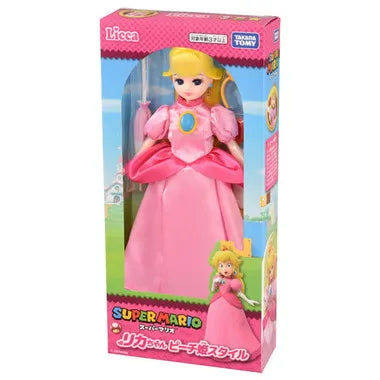 スーパーマリオ　リカちゃん　ピーチ姫スタイル