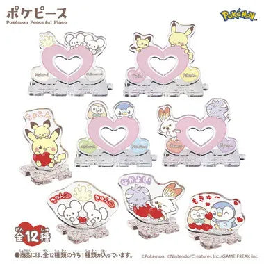 ポケモン　ポケピース　ちょこんとつながるアクリルスタンド　～Mellow Heart～
