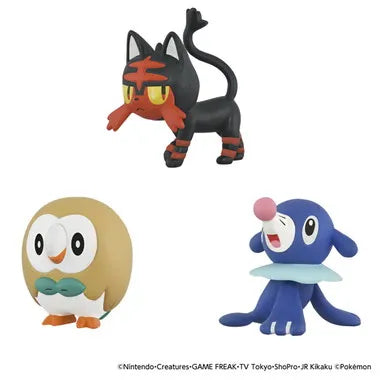 ポケモン30周年記念　モンコレ旅立ちの3匹セット　アローラ地方